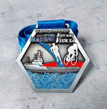 Huy chương PTSC Marine - Vượt sóng vươn xa, tránh xa Covid -