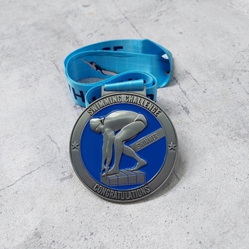 Huy chương SWIMMING CHALLENGE - THỬ THÁCH BƠI LỘI TRỰC TUYẾN 21 NGÀY -