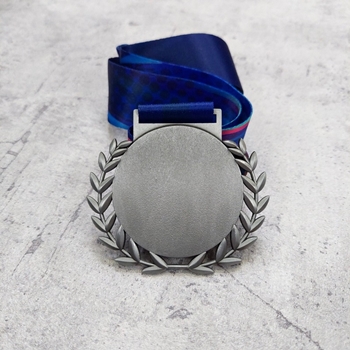 Huy chương Cành Cọ Vàng tùy chỉnh khắc laze bạc -