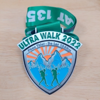 Huy chương ULTRA WALK 2022 Phan Thiết - Đà Lạt -