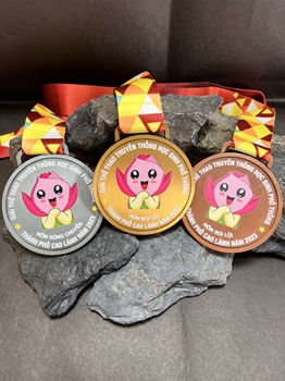 Huy chương in uv TP. Cao Lãnh năm 2023 -