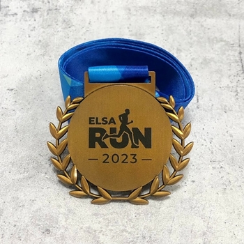 Huy chương khắc laser Elsa Run 2023 -