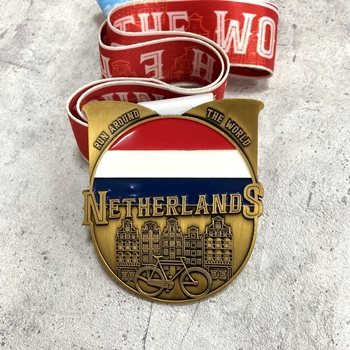 Huy chương Run Around The World Netherlands -