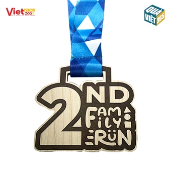 Huy chương gỗ ép đẹp -