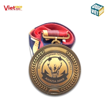 Huy chương khắc laser đen AHANA -