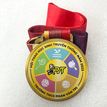 Huy chương dán Decal Phan Văn Trị -