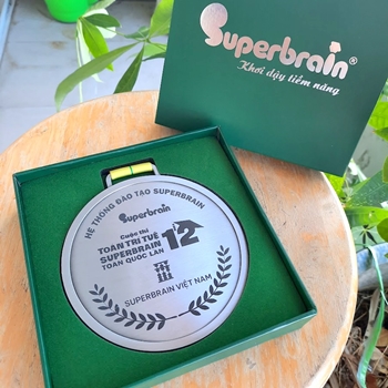 Huy chương khắc laser Superbrain -