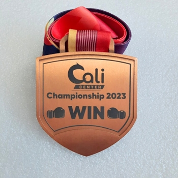 Huy chương khắc laser Cali Championship -