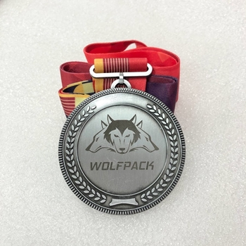 Huy chương khắc laser Wolfpack -
