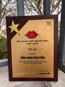 Bảng vinh danh Hội Phun Môi Bong Đậm Việt Nam -