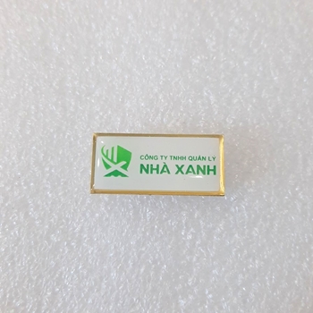 Huy hiệu cài áo Nhà Xanh -