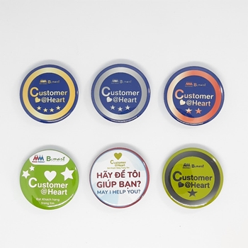 Huy hiệu cài áo Customer Heart -