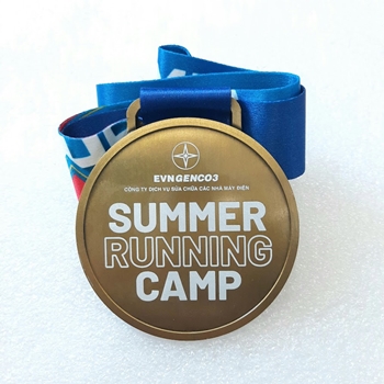 Huy chương khắc laser Summer Running Camp -