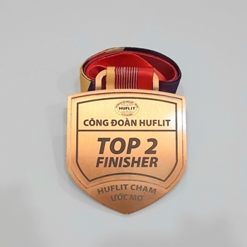 Huy chương khắc laser Huflit Chạm Ước Mơ -