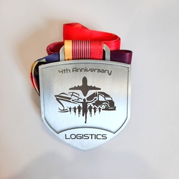 Huy chương khắc laser Logistics -