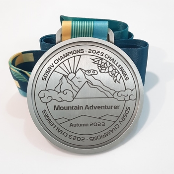 Huy chương khắc laser Mountain Adventurer -