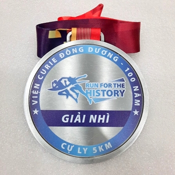 Huy chương In Uv Run For The History -