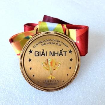 Huy chương In Uv CLB Cầu Lông -
