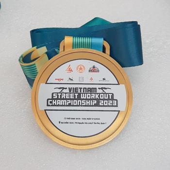 Huy chương In Uv Street Work Out -