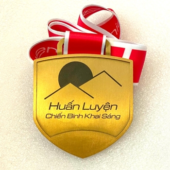 Huy chương khắc laser Chiến Binh Khai Sáng -