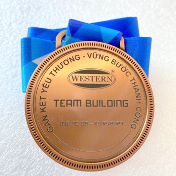 Huy chương khắc laser Western -