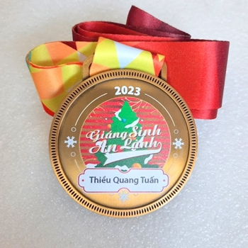 Huy chương In Uv Giáng Sinh An Lành -