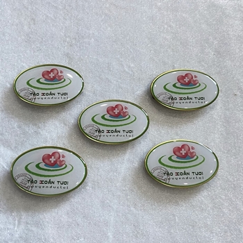 HUY HIỆU PHỦ KEO EPOXY hình OVAN -