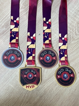 HUY CHƯƠNG BÓNG RỔ IN UV MÀU -