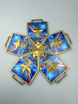 HUY CHƯƠNG ĐÚC - GHÉP CÁC MẶT -