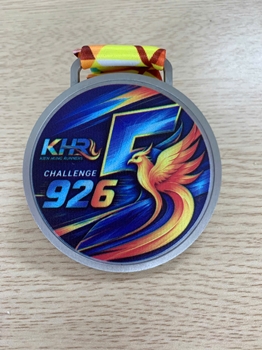 HUY CHƯƠNG SPORT BẠC KHR IN UV -