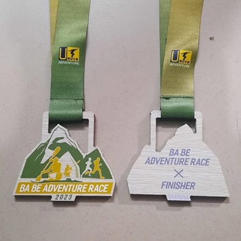HUY CHƯƠNG GỖ BA BE AVENTURE RACE -