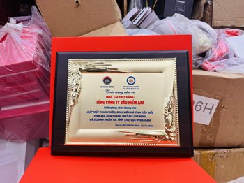 BẢNG VINH DANH VIỀN KIM LOẠI VÀNG - BẠC -