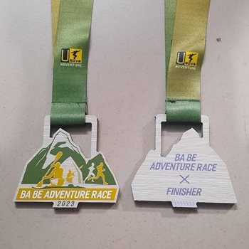 HUY CHƯƠNG GỖ BA BE AVENTURE RACE -