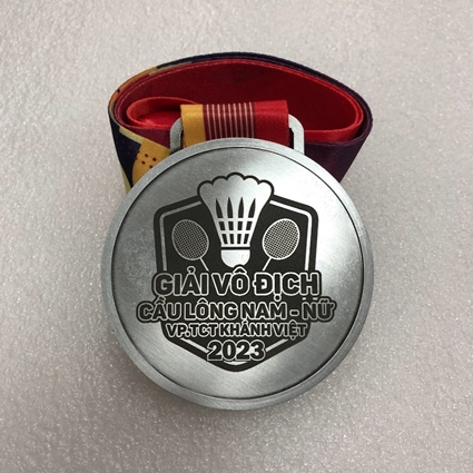 Huy chương khắc đen Giải Vô Địch Cầu Long