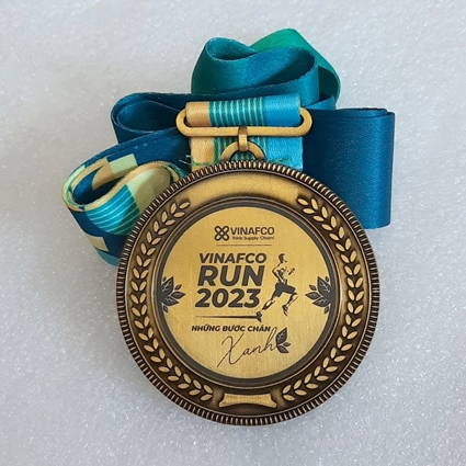 Huy chương khắc laser Vinafco Run 2023