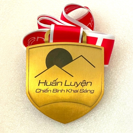 Huy chương khắc laser Chiến Binh Khai Sáng